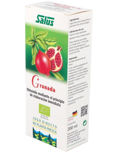Jugo De Granada 200Ml. Schoenenberger