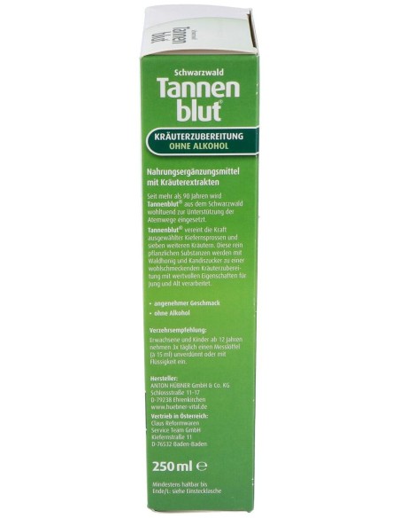 Tannenblut Bronquial Jarabe 250Ml.
