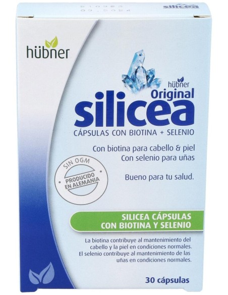 Hübner Silicea + Biotina + Selenio 30 Cáps.