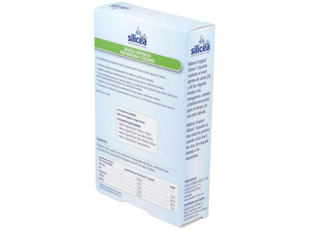 Hübner Silicea + Biotina + Selenio 30 Cáps.