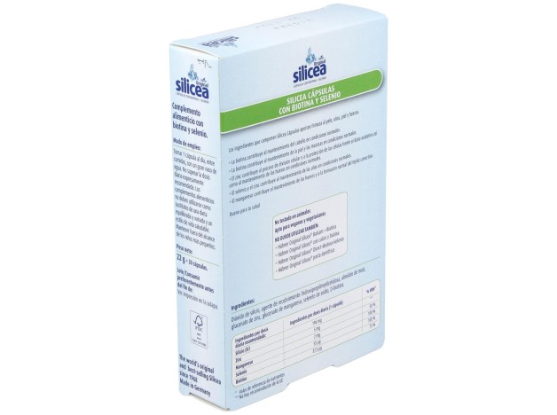 Hübner Silicea + Biotina + Selenio 30 Cáps.