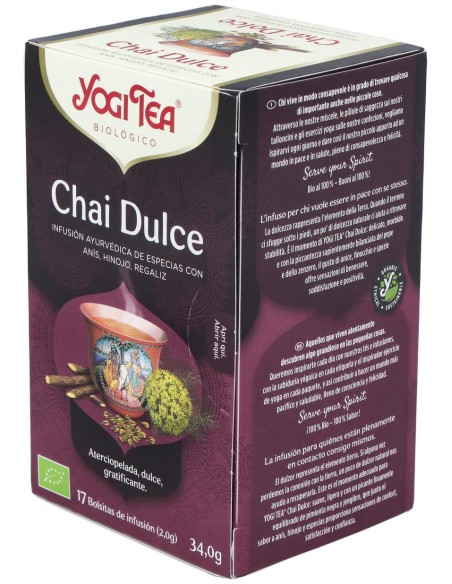 Yogi Tea Chai Dulce 17Infusiones