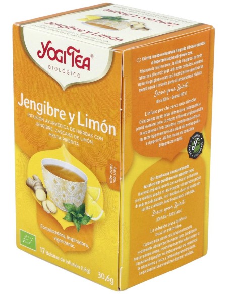 Yogi Tea Jengibre Y Limon 17Infusiones