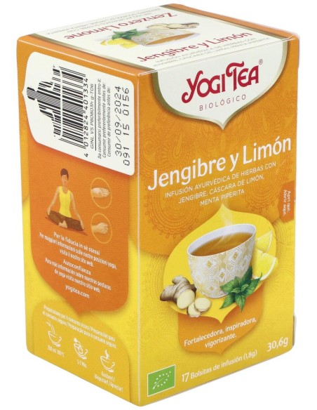 Yogi Tea Jengibre Y Limon 17Infusiones