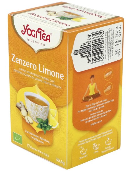Yogi Tea Jengibre Y Limon 17Infusiones