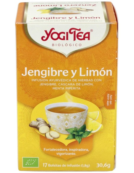 Yogi Tea Jengibre Y Limon 17Infusiones