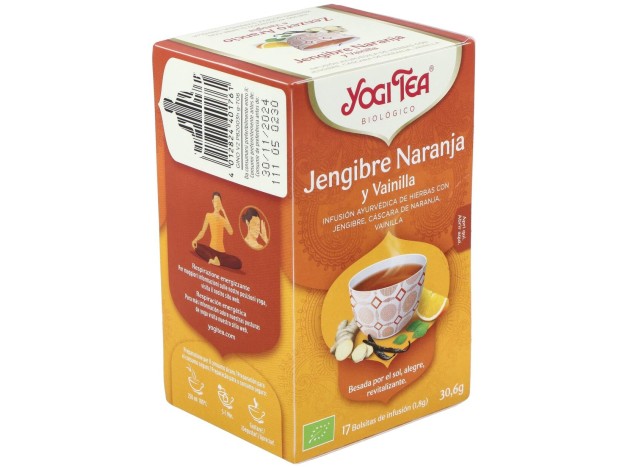 Yogi Tea Jengibre-Naranja-Vainilla 17Infusiones
