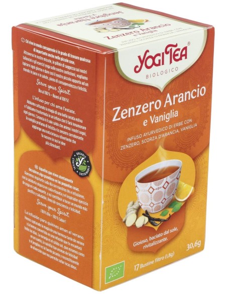 Yogi Tea Jengibre-Naranja-Vainilla 17Infusiones