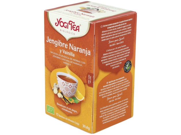 Yogi Tea Jengibre-Naranja-Vainilla 17Infusiones