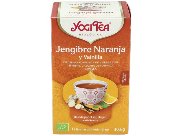 Yogi Tea Jengibre-Naranja-Vainilla 17Infusiones