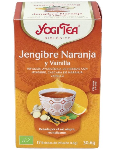 Yogi Tea Jengibre-Naranja-Vainilla 17Infusiones