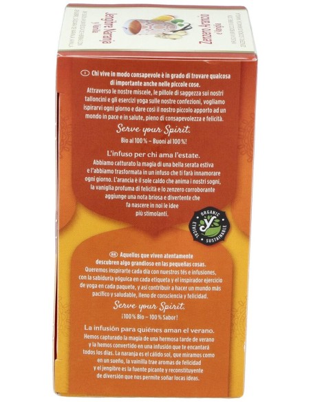 Yogi Tea Jengibre-Naranja-Vainilla 17Infusiones