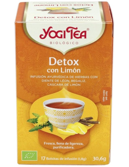 Yogi Tea Detox Con Limon 17Infusiones