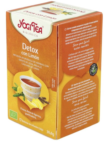 Yogi Tea Detox Con Limon 17Infusiones