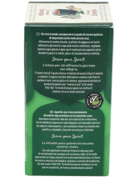 Yogi Tea Verde Energia 17Infusiones