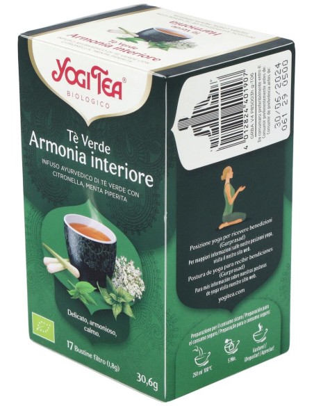 Yogi Tea Verde Armonia 17Infusiones
