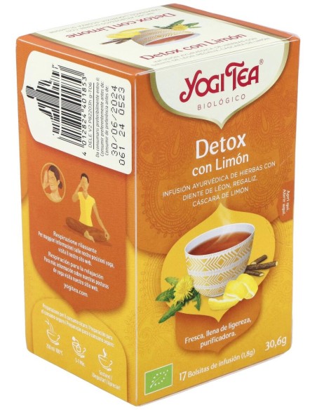 Yogi Tea Detox Con Limon 17Infusiones