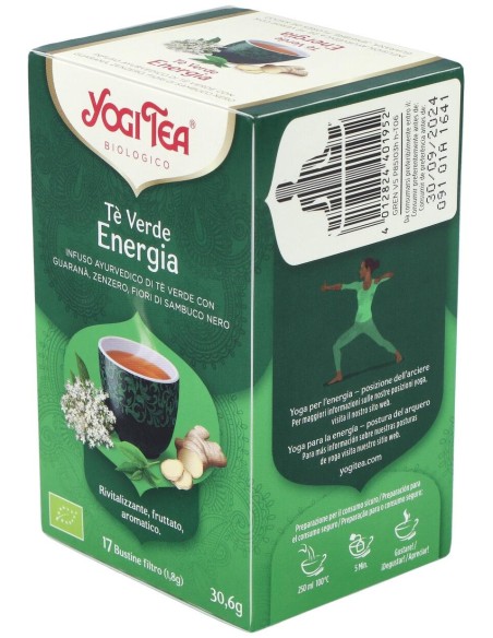 Yogi Tea Verde Energia 17Infusiones
