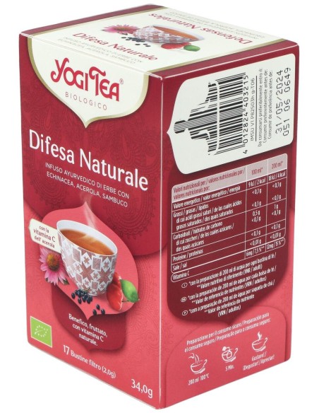 Yogi Tea Defensas Naturales 17Infusiones