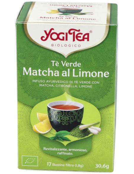Yogi Tea Te Verde Matcha Limon 17Infusiones