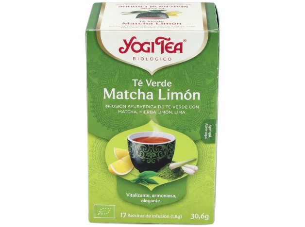Yogi Tea Te Verde Matcha Limon 17Infusiones