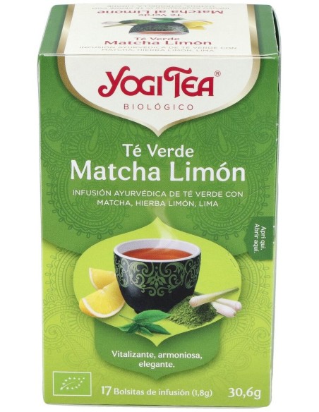 Yogi Tea Te Verde Matcha Limon 17Infusiones