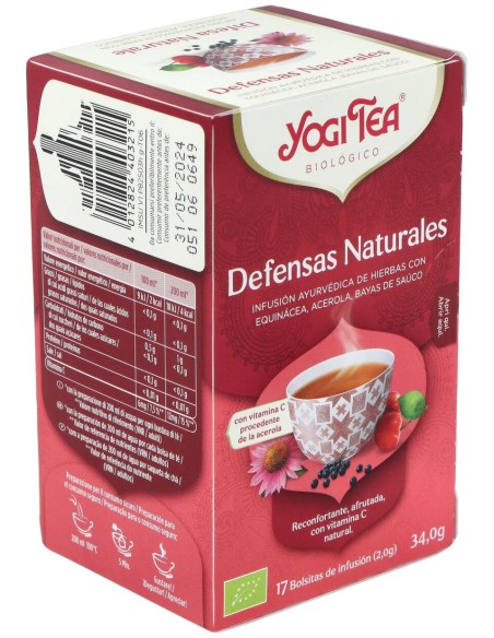 Yogi Tea Defensas Naturales 17Infusiones