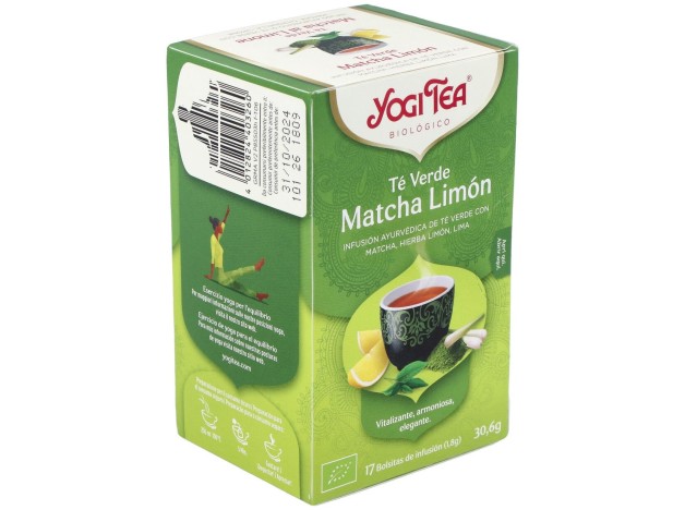 Yogi Tea Te Verde Matcha Limon 17Infusiones