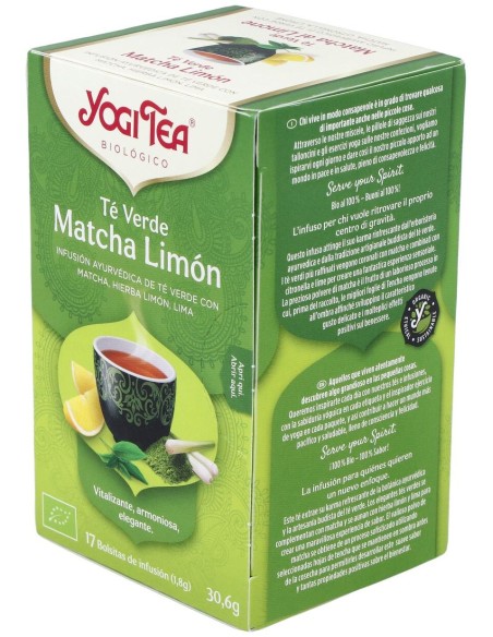 Yogi Tea Te Verde Matcha Limon 17Infusiones