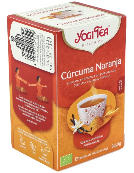 Yogi Tea Curcuma Naranja 17Infusiones