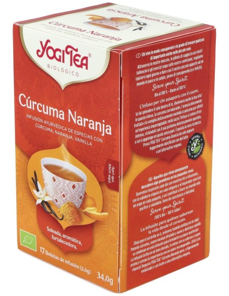Yogi Tea Curcuma Naranja 17Infusiones