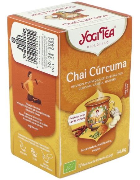 Yogi Tea Chai Curcuma 17Infusiones