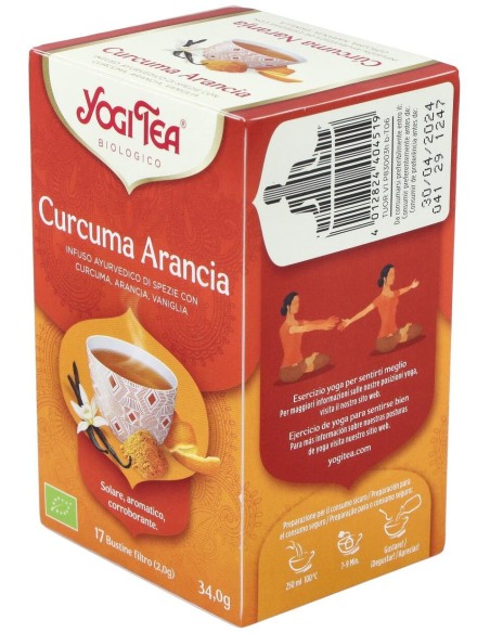 Yogi Tea Curcuma Naranja 17Infusiones