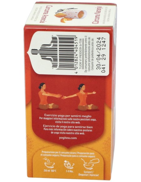 Yogi Tea Curcuma Naranja 17Infusiones
