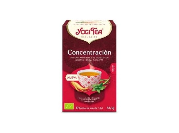 Yogi Tea Concentración Infusión Bio 17 Sobres