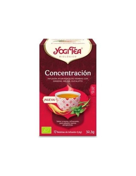 Yogi Tea Concentración Infusión Bio 17 Sobres