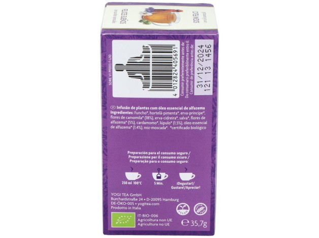Yogi Tea Felices Sueños Para Los Sentidos 17Inf.