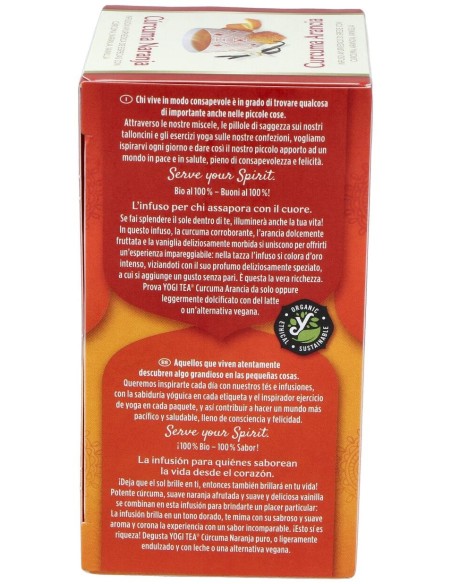 Yogi Tea Curcuma Naranja 17Infusiones