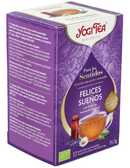 Yogi Tea Felices Sueños Para Los Sentidos 17Inf.
