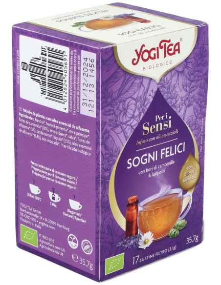 Yogi Tea Felices Sueños Para Los Sentidos 17Inf.