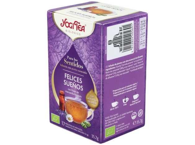 Yogi Tea Felices Sueños Para Los Sentidos 17Inf.