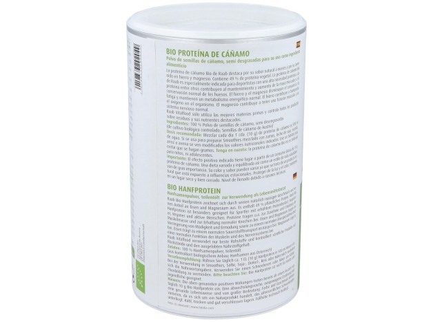 Proteina De Cañamo Natural 500Gr. Bio