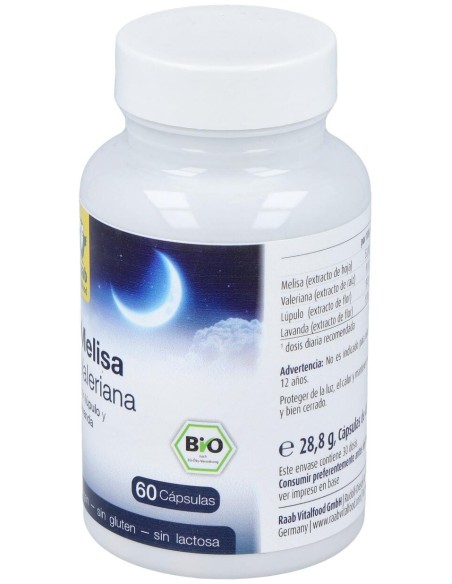 Raab Vitalfood Melisa Valeriana Lupulo 60Caps
