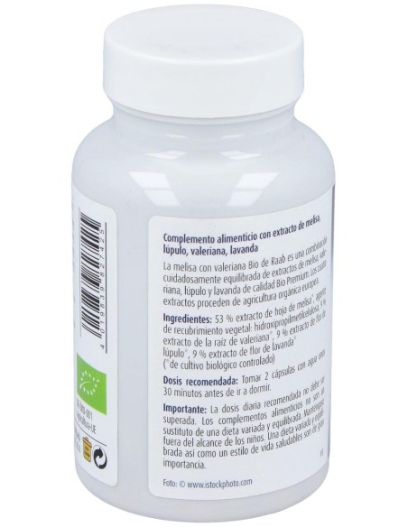 Raab Vitalfood Melisa Valeriana Lupulo 60Caps