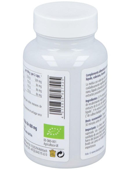Raab Vitalfood Melisa Valeriana Lupulo 60Caps