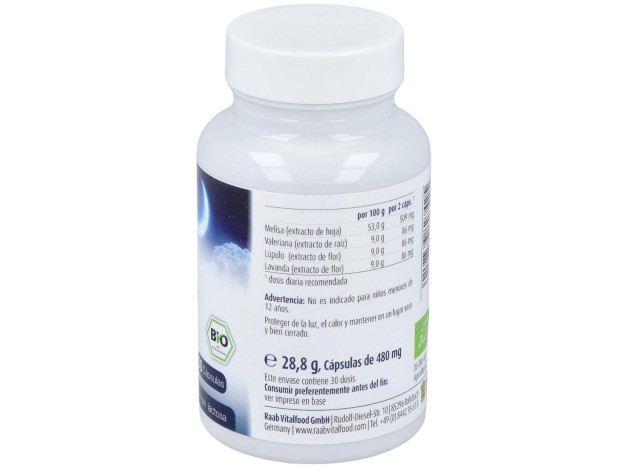 Raab Vitalfood Melisa Valeriana Lupulo 60Caps