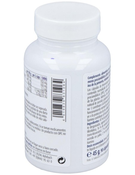 Raab Vitalfood Resveratrol Con Opc 90Caps
