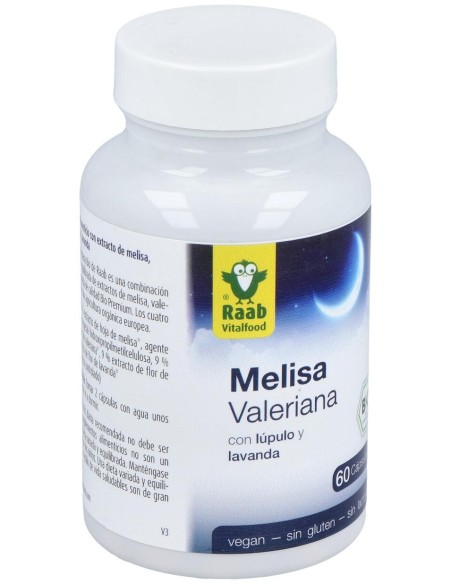 Raab Vitalfood Melisa Valeriana Lupulo 60Caps