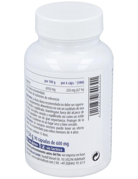 Raab Vitalfood Citrato De Magnesio 90Caps