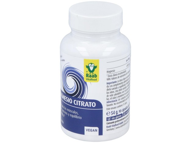 Raab Vitalfood Citrato De Magnesio 90Caps